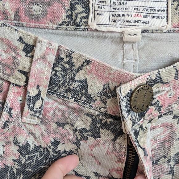 Anthropologie Current/Elliott The Stiletto Mid-Rise Skinny Cropped Jeans, sz 28 - Picture 5 of 9